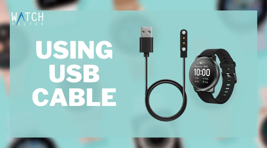 How To Charge Smartwatch using usb cable